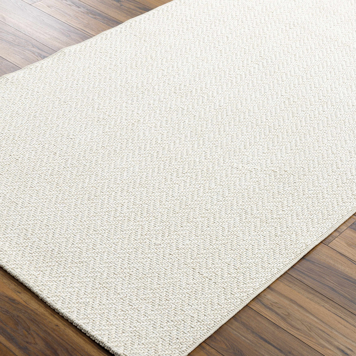 Ozzie Textured Ivory Area Rug