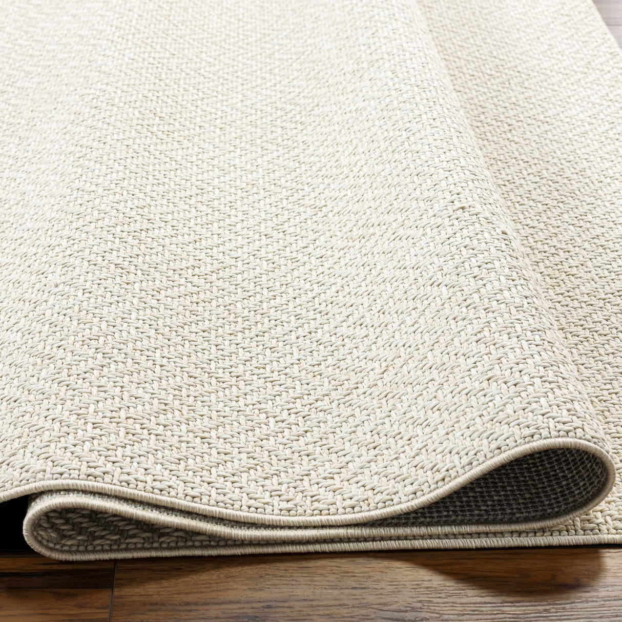 Ozzie Textured Ivory Area Rug