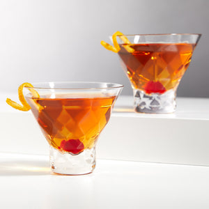 Gem Crystal Martini Glasses by Viski® - Tuesday Morning - Cocktail Glasses