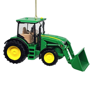 John Deere 680R Diesel Tractor with Loader Ornament