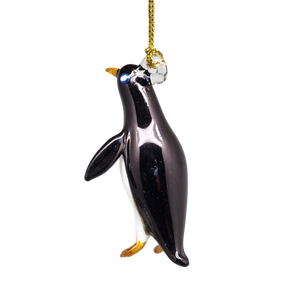 Egyptian Glass Penguin Ornament