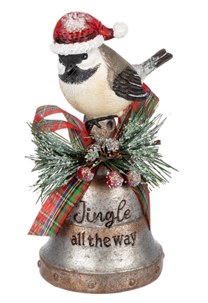 Feathered Friend Figurine - Jingle All The Way