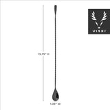 40cm gunmetal weighted barspoon by viski®