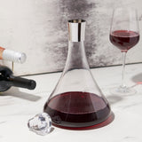 Irving chrome-rim wine decanter viski®