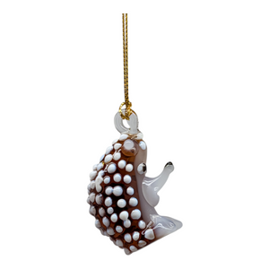 Egyptian Glass Hedgehog Ornament