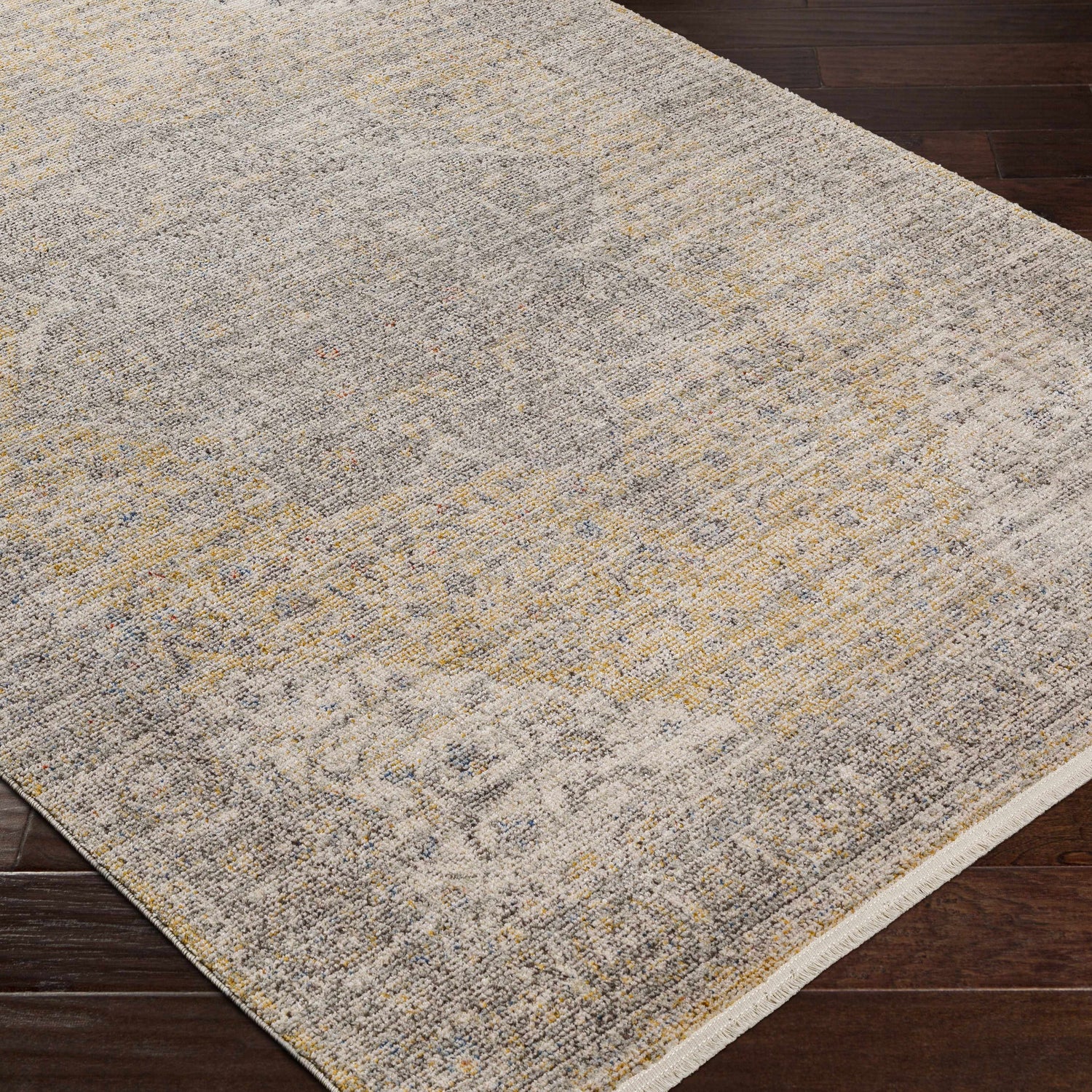 Misa Mustard & Gray Area Rug - Clearance
