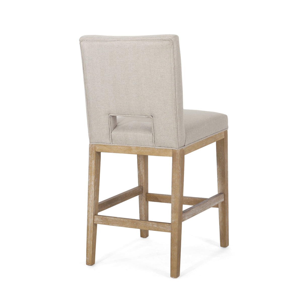 27 Inch Counter Stools, Set of 2, Fabric