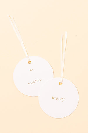 Letterpress Gift Tags