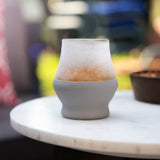 Glass Tasting FREEZE™ –(Set of 2) 6.7 oz Insulated Glass with Cooling Gel & Silicone Grip