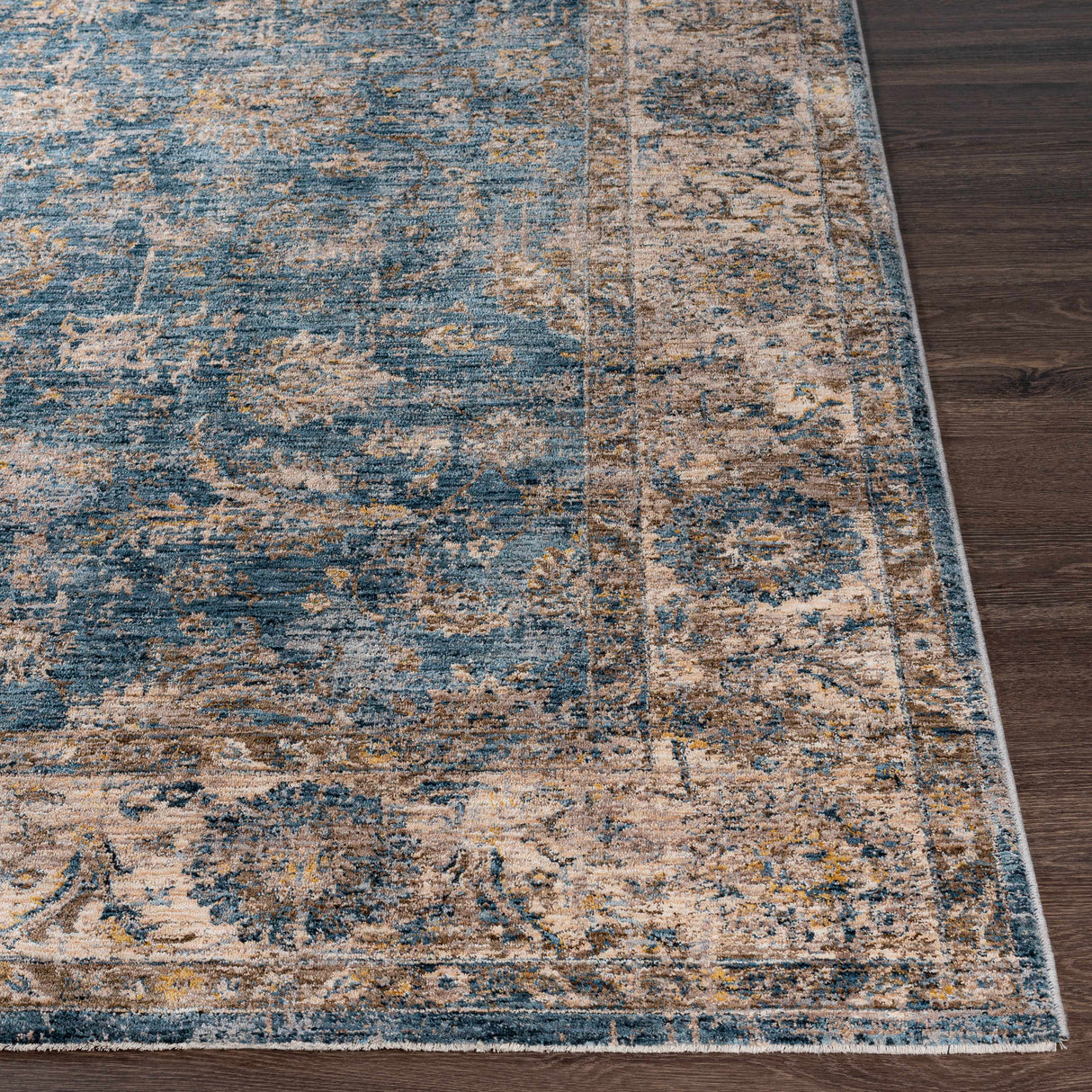 Gimli Oriental Blue Area Rug