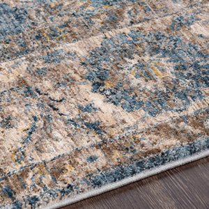 Gimli Oriental Blue Area Rug