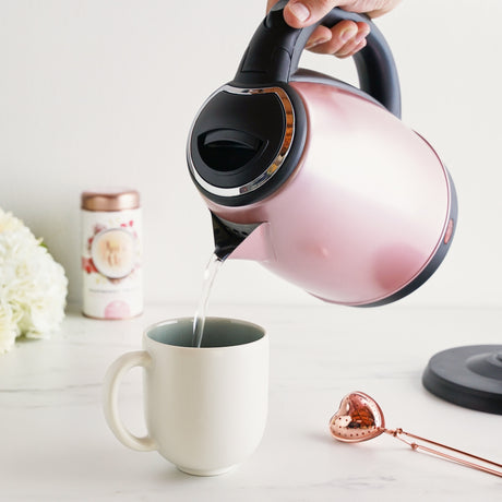 Parker rose gold electric tea kettle by pinky up