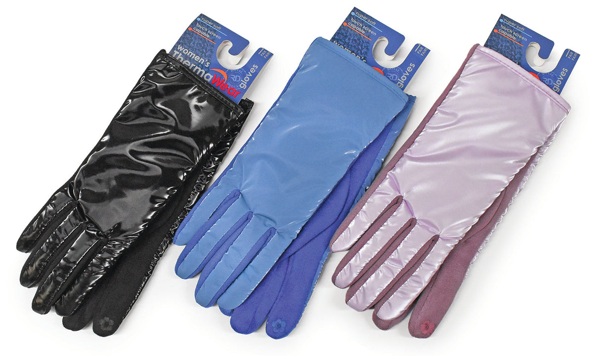 3-Pack-Ladies-Shiny-Touch-Screen-Suede-Style-Fashion-Gloves-