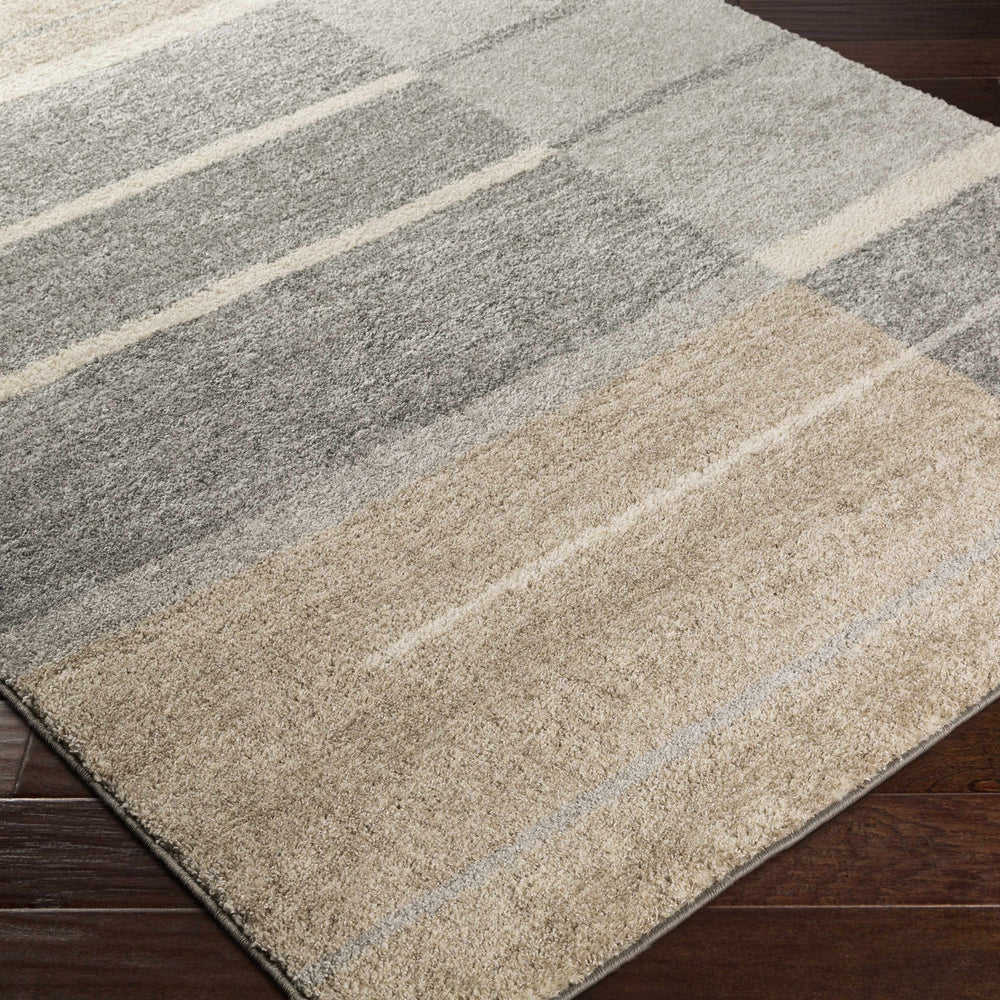 Glouster Taupe&Gray Lined Area Rug