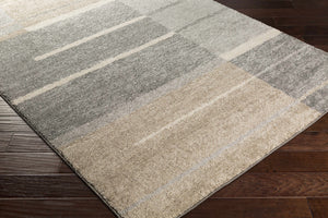 Glouster Taupe&Gray Lined Area Rug