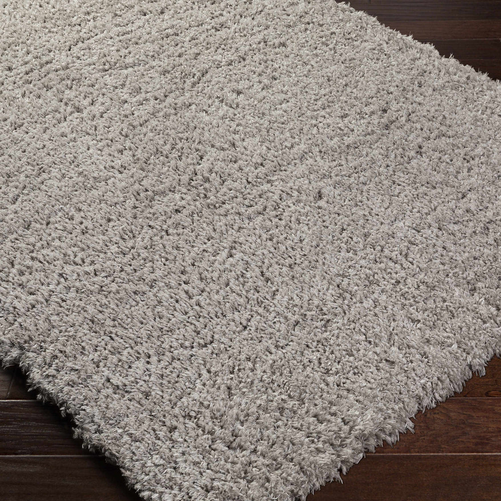 Siari Solid Medium Gray Shag Rug