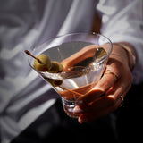 Raye crystal heavy base martini glasses viski®