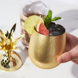 16oz Gilded Pineapple Cocktail Tumbler
