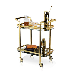 Gold Bar Cart by Viski® - Tuesday Morning - Carts & Islands
