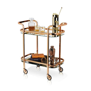 Gold Bar Cart by Viski® - Tuesday Morning - Carts & Islands
