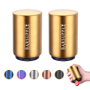 2-Pack Push Down Automatic Magnetic Beer Bottle Opener