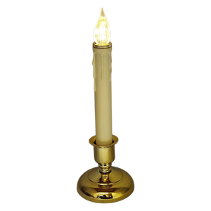 Cape Cod LED Window Candle - Brass