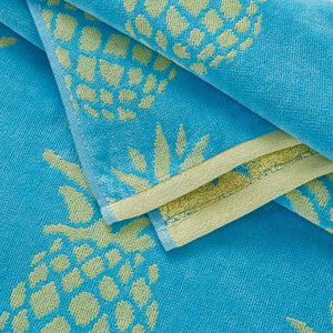 Cotton Velour Beach Towels 2-Pack - Maui Collection