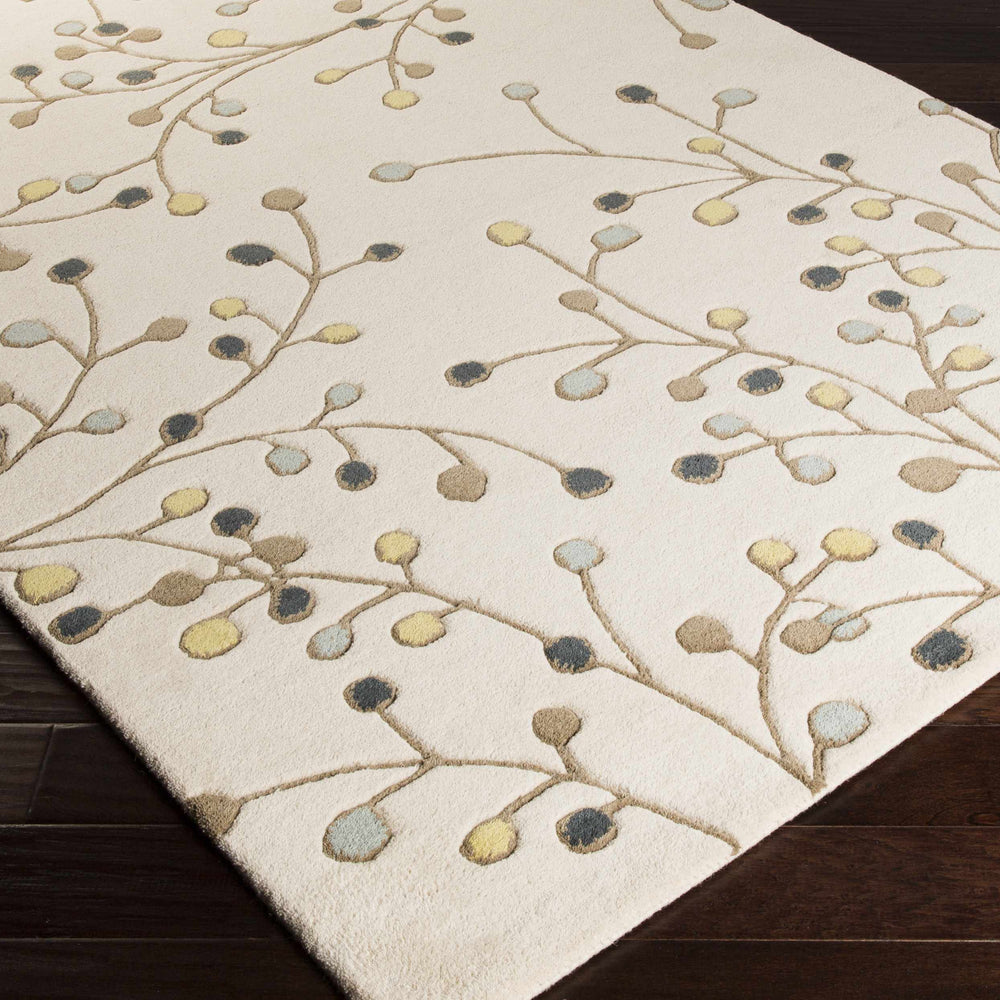 Beige Elsu Wool Rug