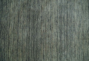 6x8 Gray And Charcoal Striped Wool Hand Woven Southwestern Lori Gabbeh Rug