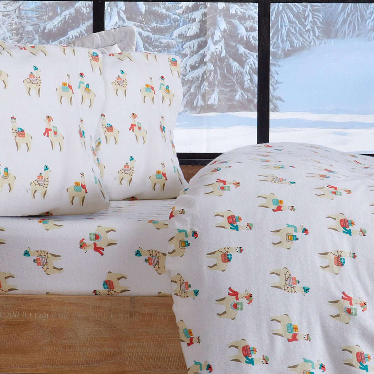 100% Turkish Cotton Flannel Sheet Sets - Boulder Collection