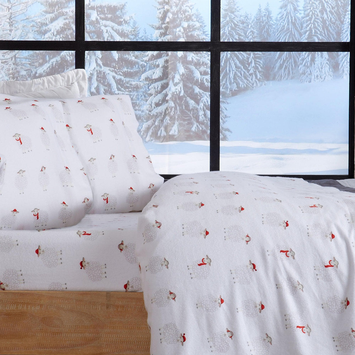100% Turkish Cotton Flannel Sheet Sets - Boulder Collection