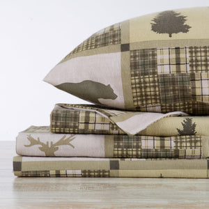 100% Turkish Cotton Flannel Sheet Sets - Boulder Collection
