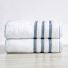 2 Pack Cotton Floral Bath Towels - Roselyn Collection