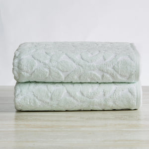 2 Pack Jacquard Bath Towels - Cassie Collection