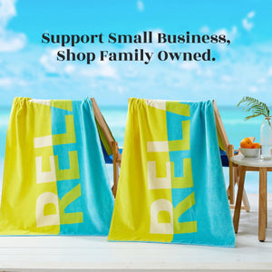 2 Pack Vibrant Beach Towels - Boca Collection