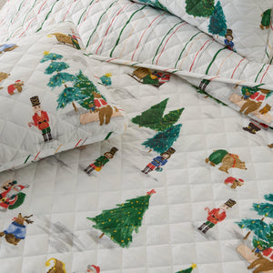 3 Piece Christmas Quilt - Mittens Collection