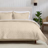 3-Piece Textured Quilt Set - Emeline Collection