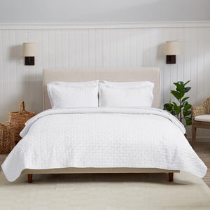 3-Piece Textured Quilt Set - Emeline Collection