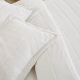 3 Piece Textured Striped Quilt Set - Ellie Collection