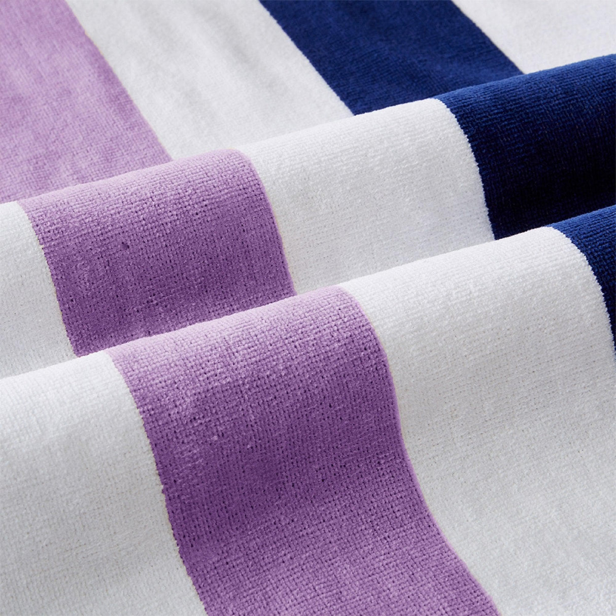 Great Bay Home 4 Pack Cotton Stripe Beach Towel - Sunset Bay Collection 4 Pack 100% Cotton Reversible Cabana Beach Towel | Sunset Bay by Great Bay Home