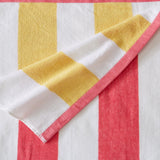 Great Bay Home 4 Pack Cotton Stripe Beach Towel - Sunset Bay Collection 4 Pack 100% Cotton Reversible Cabana Beach Towel | Sunset Bay by Great Bay Home