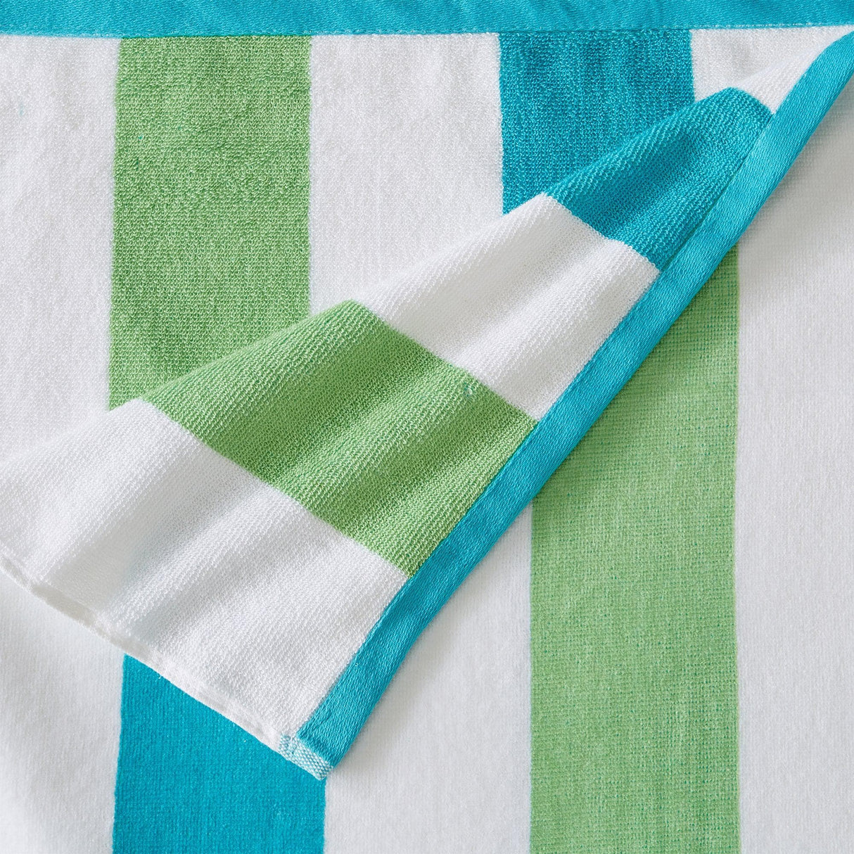 Great Bay Home 4 Pack Cotton Stripe Beach Towel - Sunset Bay Collection 4 Pack 100% Cotton Reversible Cabana Beach Towel | Sunset Bay by Great Bay Home