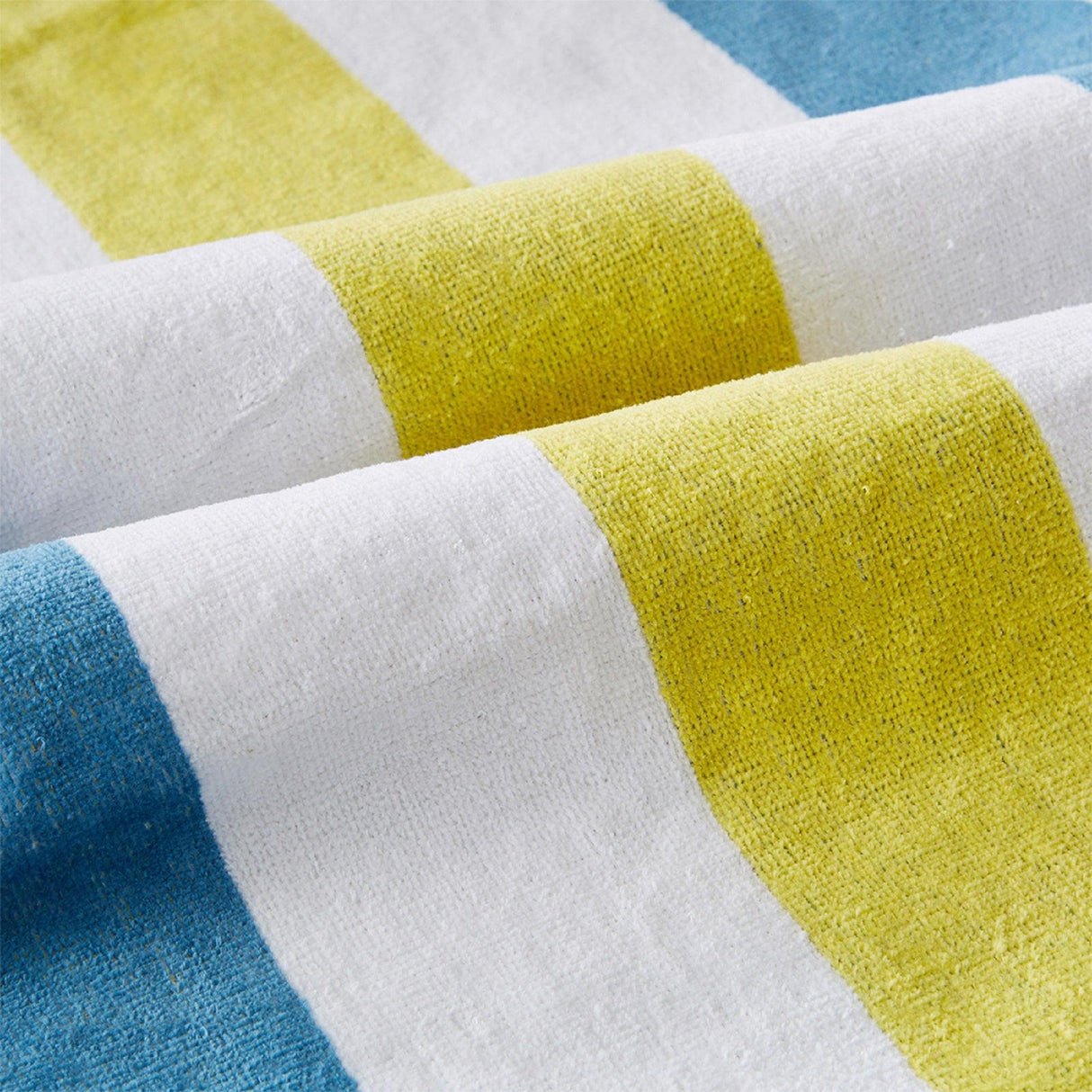 Great Bay Home 4 Pack Cotton Stripe Beach Towel - Sunset Bay Collection 4 Pack 100% Cotton Reversible Cabana Beach Towel | Sunset Bay by Great Bay Home