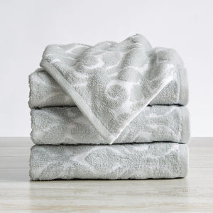 4 Pack Jacquard Hand Towels - Cassie Collection