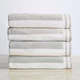4 Pack Striped Cabana Beach Towel - Edgartown Collection