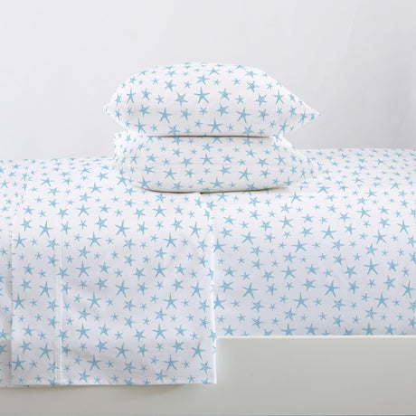 4-Piece Coastal Microfiber Sheet - Newport Collection