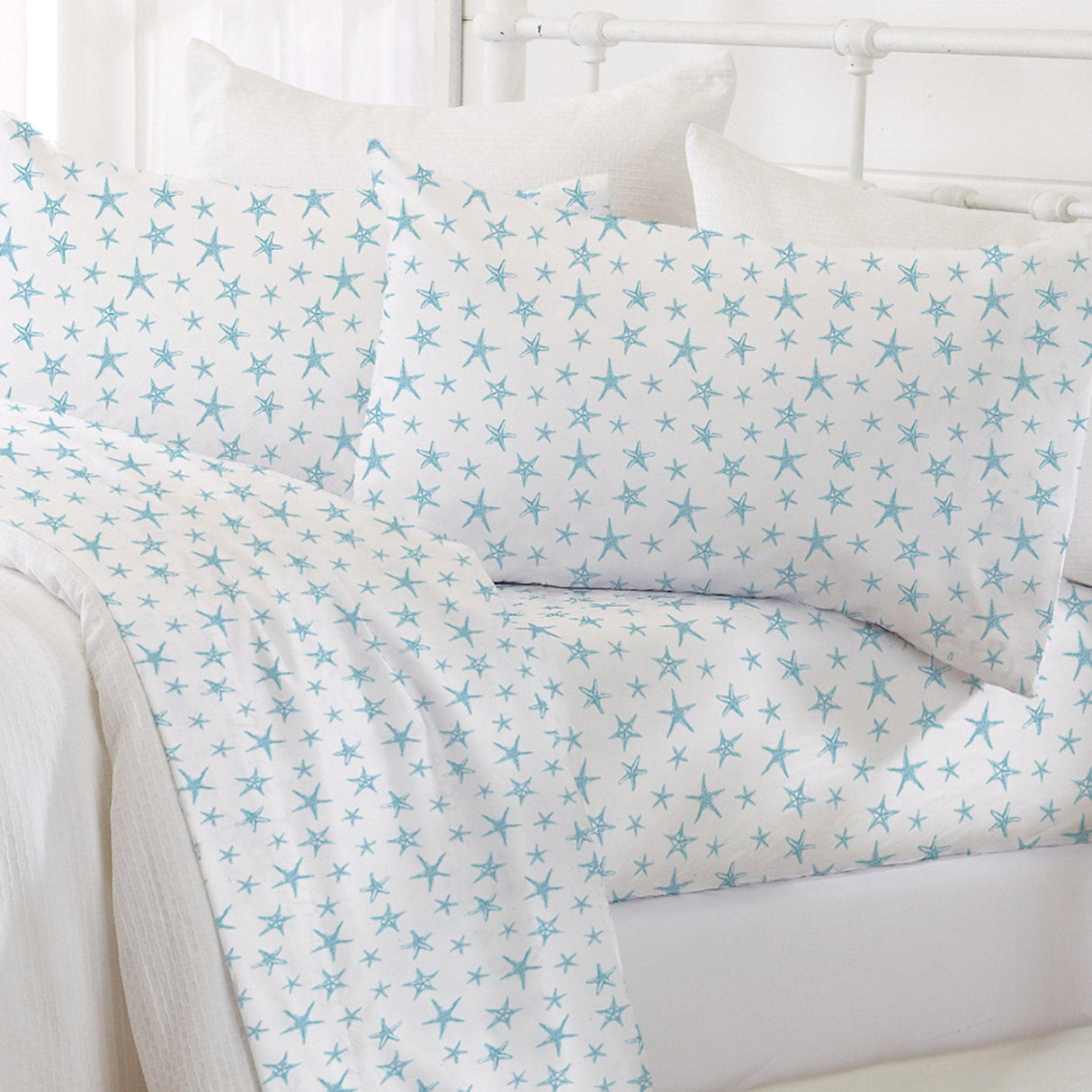 4-Piece Coastal Microfiber Sheet - Newport Collection