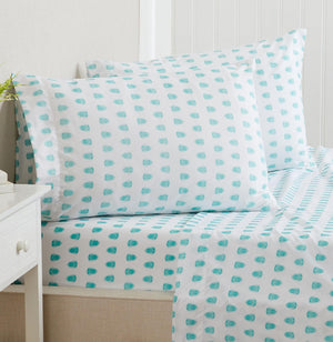 4-Piece Coastal Microfiber Sheet Set - Nantucket Collection