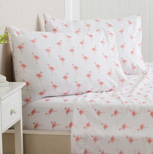 4-Piece Coastal Microfiber Sheet Set - Nantucket Collection