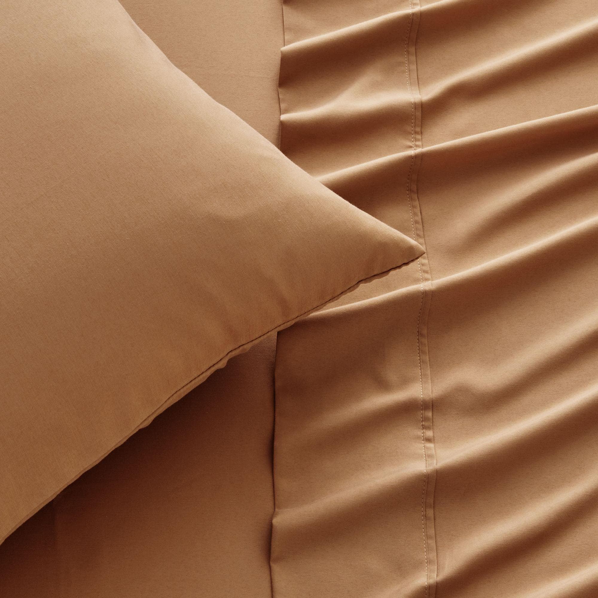 Blend of Rayon from Bamboo Wrinkle - Resistant Sheet Set - Great Bay Home (9 Colors Available) - Tuesday Morning - Bed Sheets